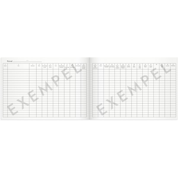 Huishoudkasboek - A4L Huishoudkasboek - A4L