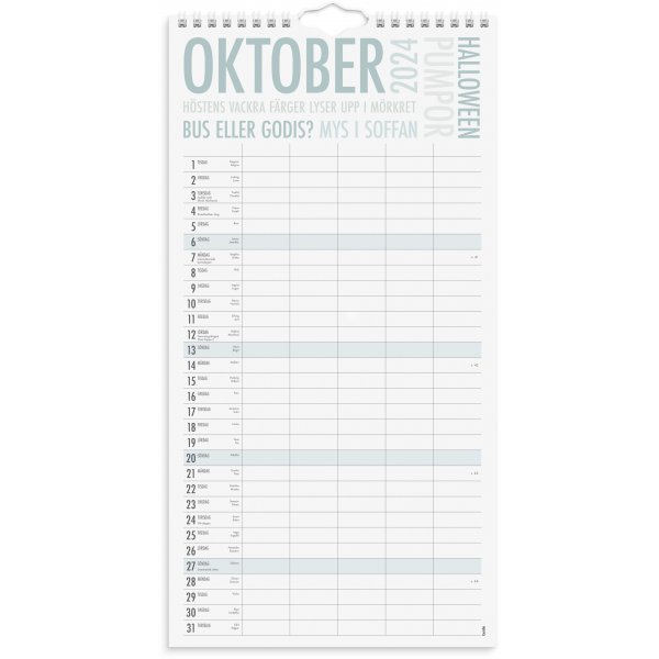 Familiekalender 24/25 - TrendArt Familiekalender 24/25 - TrendArt