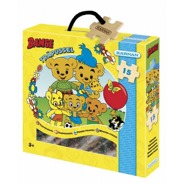 Houten puzzel Bamse\\\'s Familie