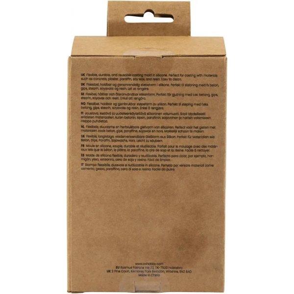 Siliconen mal - Gecanneleerde druppelvorm Siliconen mal - Gecanneleerde druppelvorm