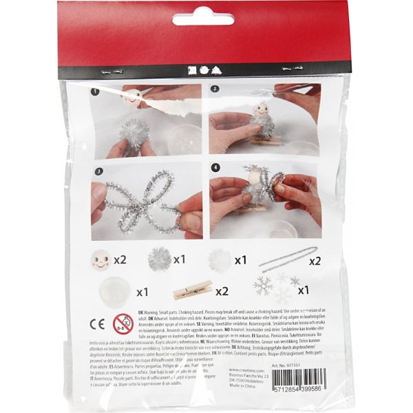 Mini DIY Kit - engel op clip