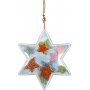 Decoratieve ster - transparant - 5 st