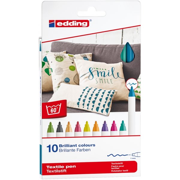 Edding 4600 Textiel - Leuke kleuren