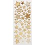 Stickers - goud - sterren - 10 x 24 cm
