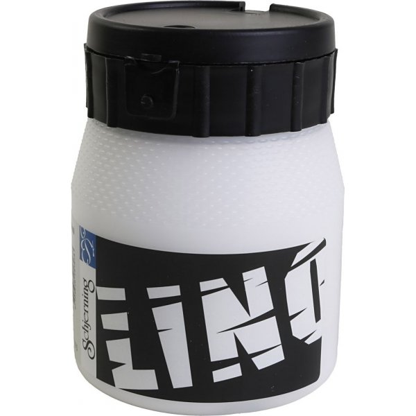 Linoleumverf - wit - 250 ml