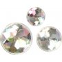 Halve parels - kristal - 40 st