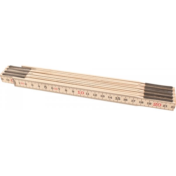 Houten liniaal - 2 meter
