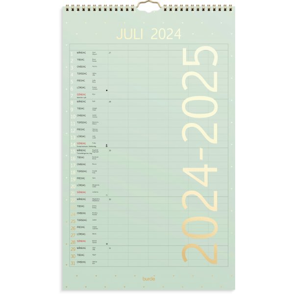 Familiekalender 24/25 - Kleur