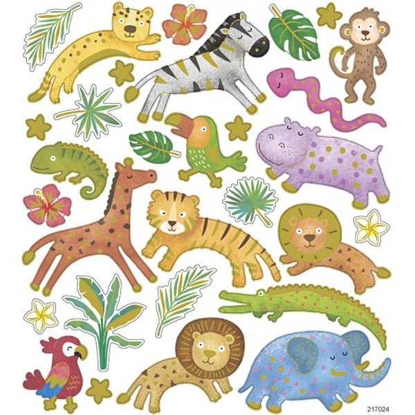 Stickers - wilde dieren Stickers - wilde dieren