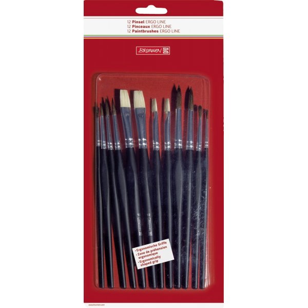 Borstelset ErgoLine - 12-pack