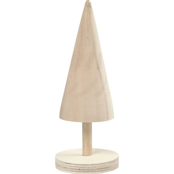 Houten dennenboom - 5 cm