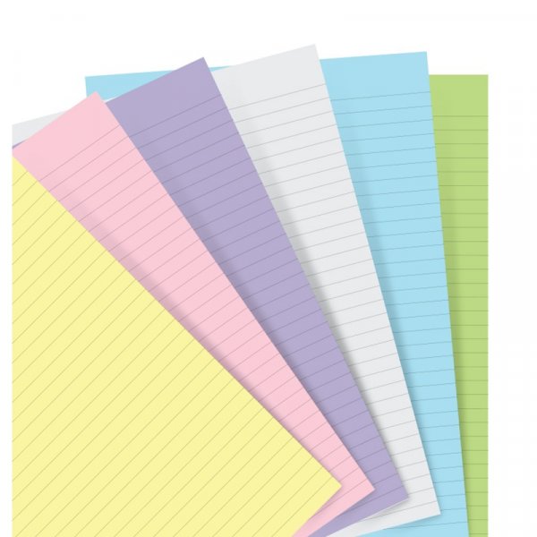Navulling voor Filofax Notitieboek Pastels - A5
