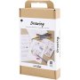 DIY Kit Draw - pastelkleuren - Gemengde figuren
