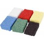Zacht schuim - standaardkleuren - 6 x 10 g