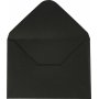 Envelop - zwart - 11,5 x 16 cm - 10 st