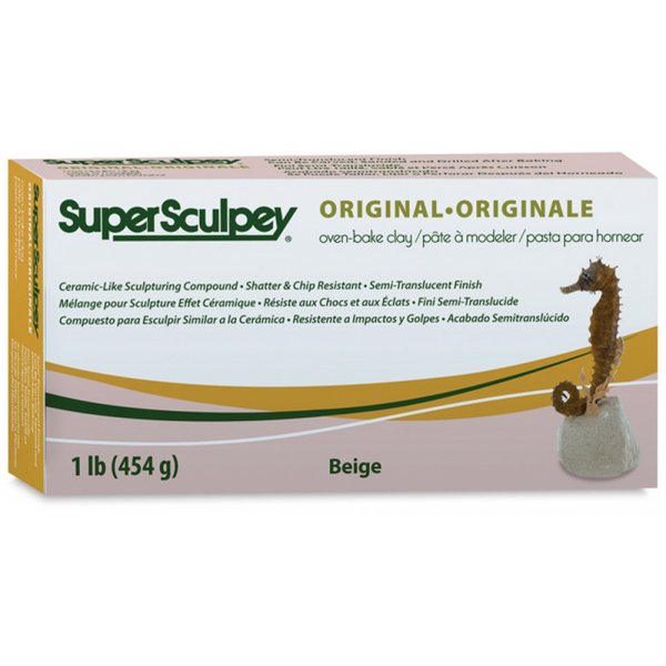 Sculpey Clay Super 450g - Roze/Beige