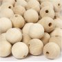 Houten kralen - 20 mm - 200 st