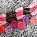 Klant imago Borduurgaren / moulingaren - roze & paars