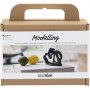 Mini DIY Kit Modelleren, zwart, Beeldhouwen