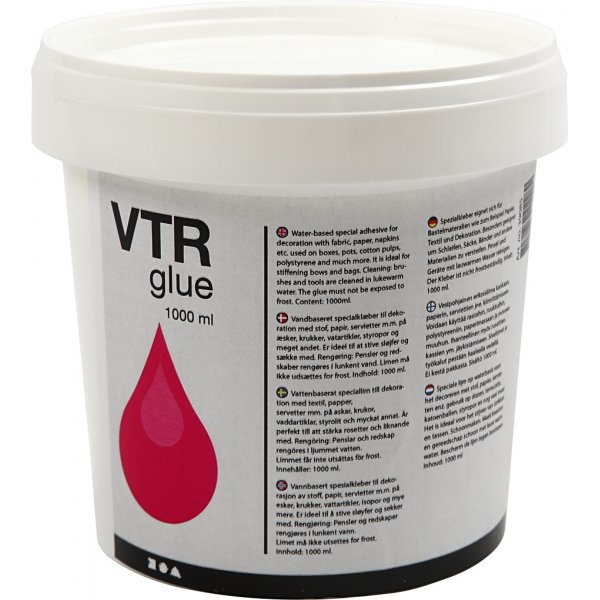 VTR Glue - Speciale lijm voor bevestiging - 1000 ml VTR Glue - Speciale lijm voor bevestiging - 1000 ml