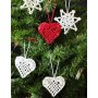 Haakpatroon - Gehaakte placemat, servetring, ronde en vierkante mand, kerstboomversiering