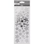 Stickers - zilver - sterren - 10 x 24 cm