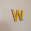 Klant imago Onbehandelde houten letters 80x5 mm - W
