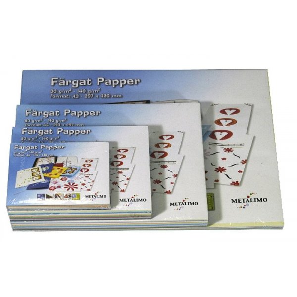 Metalimo Gekleurd papier