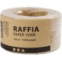 Raffia Papiergaren - zand - 100 m