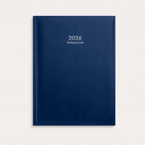 Weekblad 2026 Kunstleer - Donkerblauw Weekblad 2026 Kunstleer - Donkerblauw