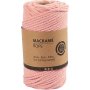 Macramegaren - roze - 4 mm - 55 m