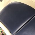 Klant imago Bekledingsstof Vinyl / Kunstleer Adriatisch-Blauw - 140 cm