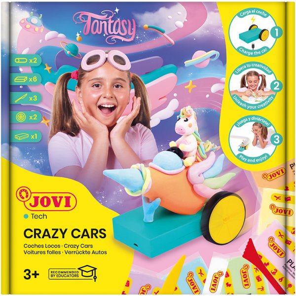 Kleiset - Jovi-tech Plastilina - Racewagenkit pastelkleuren