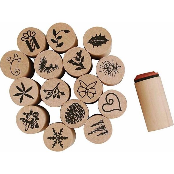 Deco Art Stempelset - Kerstmis - 15 st