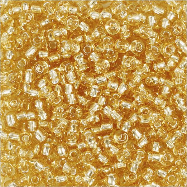 Rocaille kralen - goud - 25 gr Rocaille kralen - goud - 25 gr