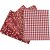 Patchworkstof - rood - 4 st Patchworkstof - rood - 4 st