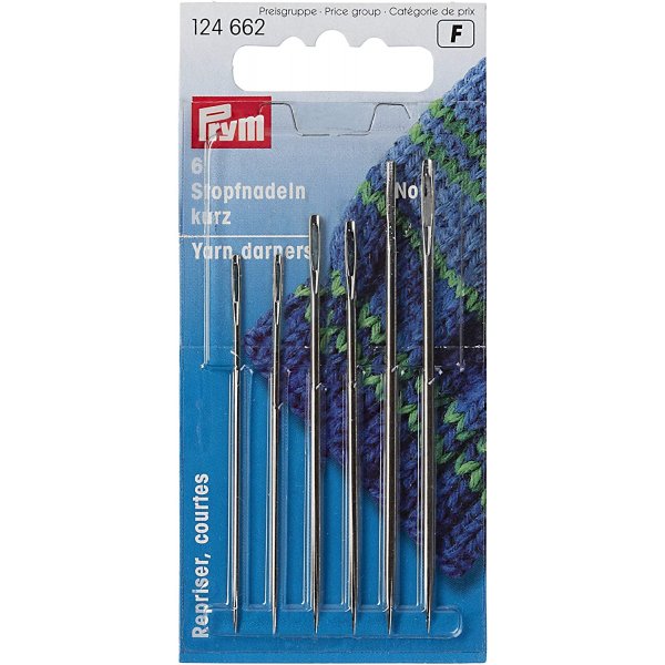 Dartnaalden kort HT 5/0-1/0 si/goudkleur 6 st