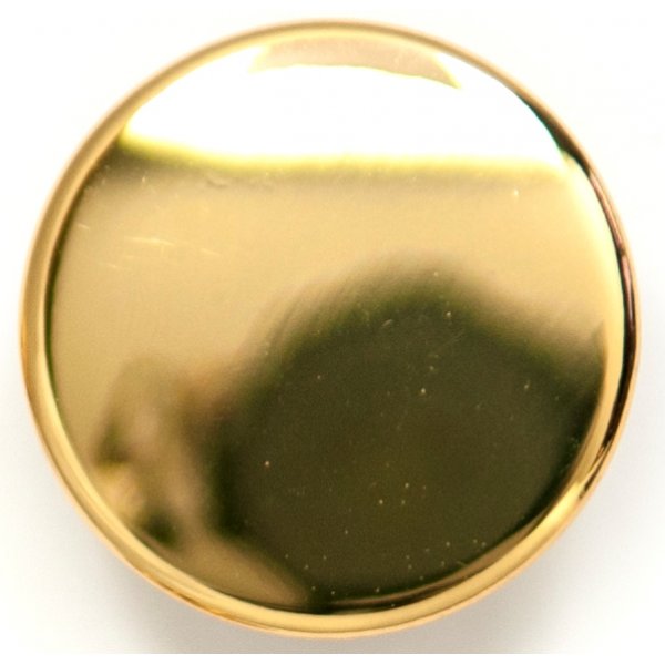 Knoop Rond 1-gaats 15 mm 4st - Goudkleurig