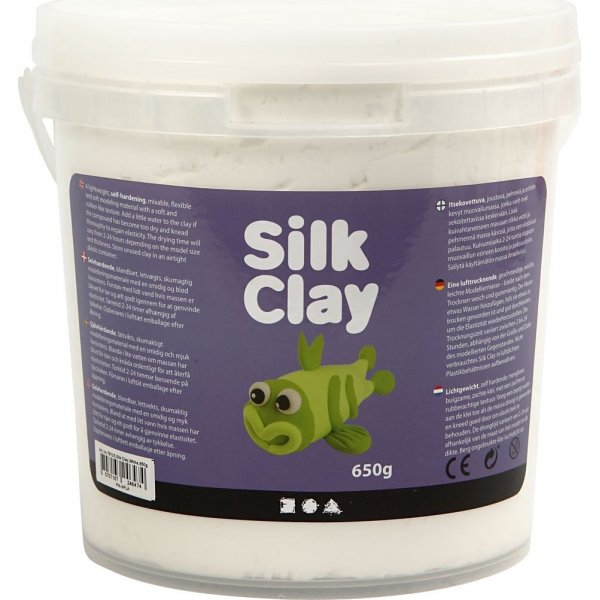 Silk Clay - wit - 650 gr