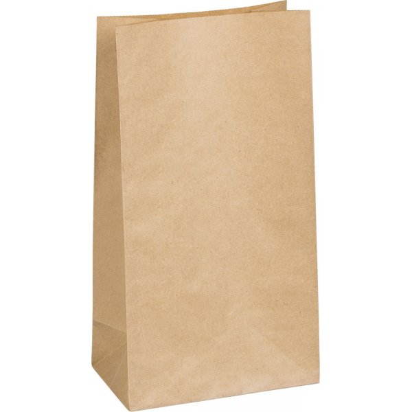 Papieren zak - naturel 25-pack
