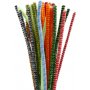 Pijpenrager - 6 mm - gemengde kleuren - gestreept - 30 st