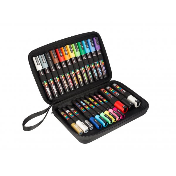 Uni Posca 24-pack in etui