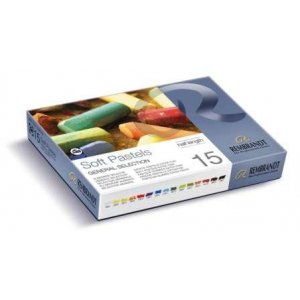 Zachte pastelkleurige krijtjes - 15 st Zachte pastelkleurige krijtjes - 15 st