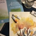 Klant imago Fabriano aquarelblok 300 g ruwe korrel - 305 x 455 mm - 20 vellen