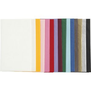 Vloeipapier - gemengde kleuren - 50 x 70 cm - 14 g -15 x 2 vellen Vloeipapier - gemengde kleuren - 50 x 70 cm - 14 g -15 x 2 vellen