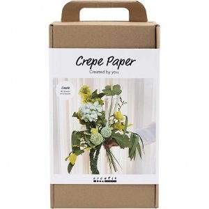 DIY-pakket - Eeuwigheidsboeket van crêpepapier DIY-pakket - Eeuwigheidsboeket van crêpepapier