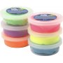 Silk Clay - neonkleuren - 6 x 14 gr