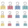 Clips - pastelkleuren - 15/19/25 mm - 30 st