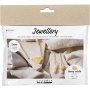 Mini DIY Kit Sieraden, kettingen en armbanden met honing-calciet