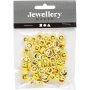 Figuurkralen - Smiley - 60 st